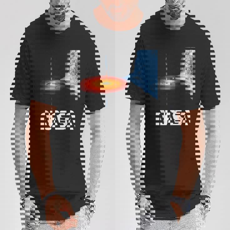 公式ライセンス。 Nasaシグナスブラックホールスペースギフト Tシャツ 面白い贈り物