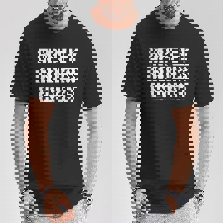 共感 優しさ 尊重 Tシャツ 面白い贈り物