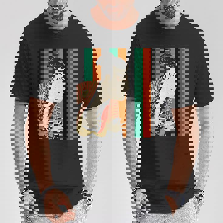 写楽《浮世絵》歌舞伎（定式幕・3色）【日本・世界の名画】日本画 和柄 美術館アート Tシャツ 面白い贈り物