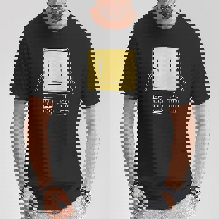 前背両面おもしろプリント「田中」 Tシャツ 面白い贈り物