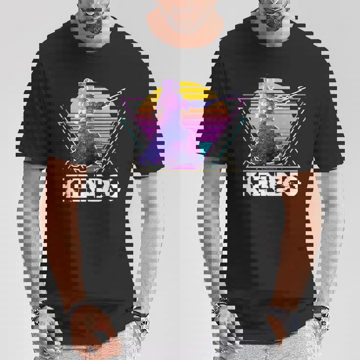 剣道 日本武道 レトロ ヴィンテージ ヴェイパーウェーブ 90年代 Tシャツ 面白い贈り物