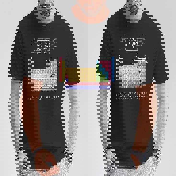 化学猫 元素周期表 Tシャツ 面白い贈り物
