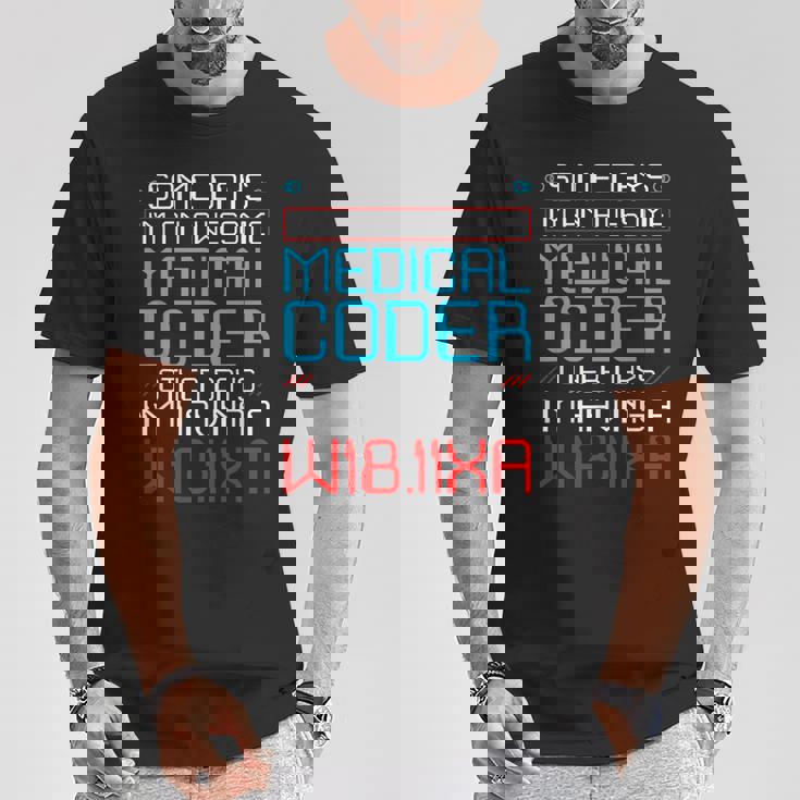 医療請求コーダー 健康情報 ヘルスケア 請求 Tシャツ 面白い贈り物