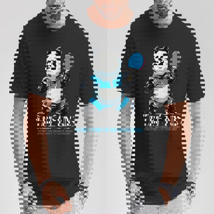 卓球 パンダ 卓球 Tシャツ 面白い贈り物