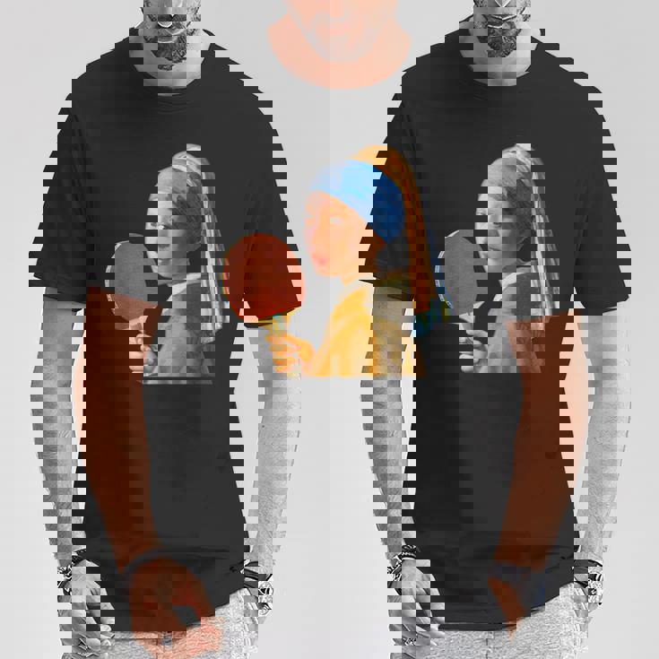 卓球 面白いtシャツ ボール ピンポン おもしろ 服 ネタ メンズ 卓球部 おもしろグッズ 大人 子供 Tシャツ 面白い贈り物