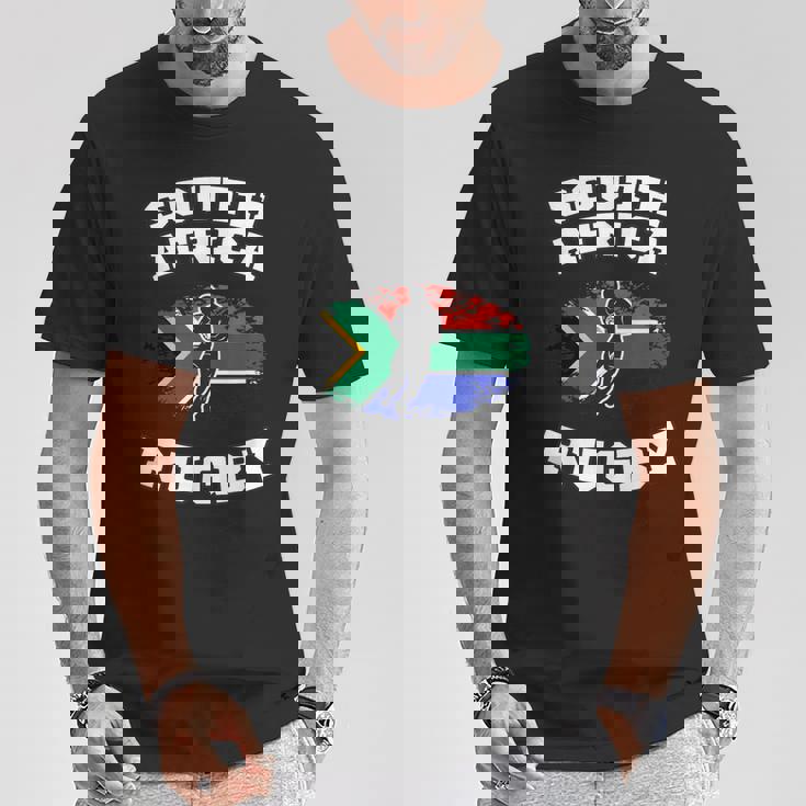 南アフリカ スプリングボックス ラグビー Tシャツ 面白い贈り物