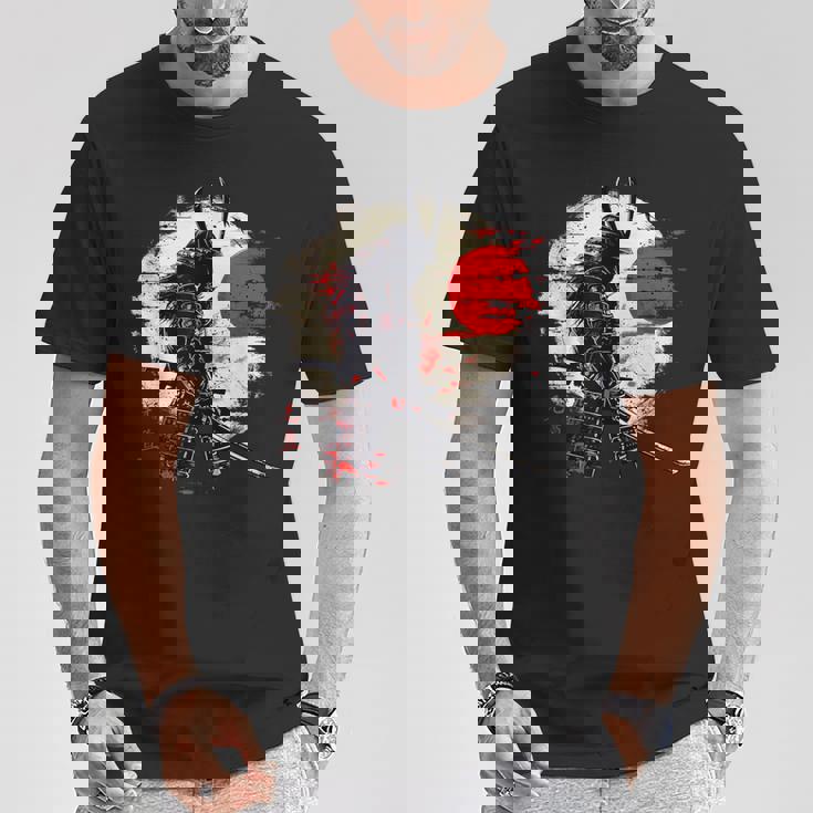 古代 日本 武士 武道 レトロ ヴィンテージ Tシャツ 面白い贈り物