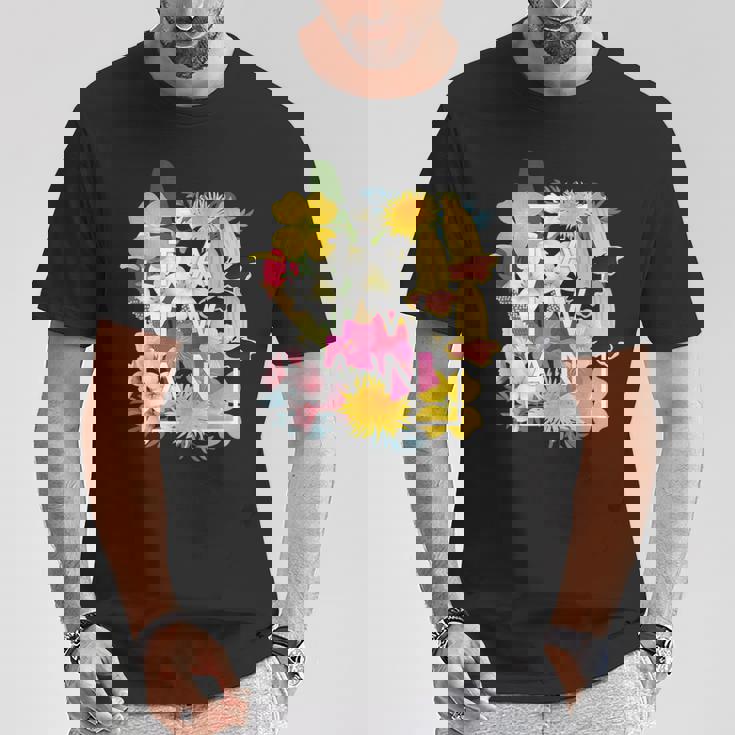 台湾の花ワードアート 台湾の誇り。 Tシャツ 面白い贈り物