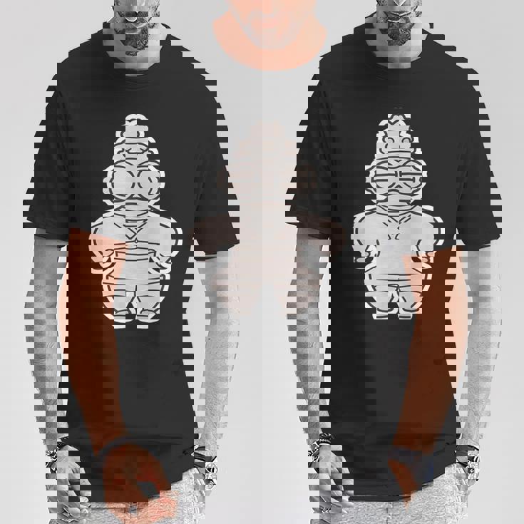 土偶 どぐう【ゆるフレンズ】遮光器土偶 歴史土器 イラスト Tシャツ 面白い贈り物