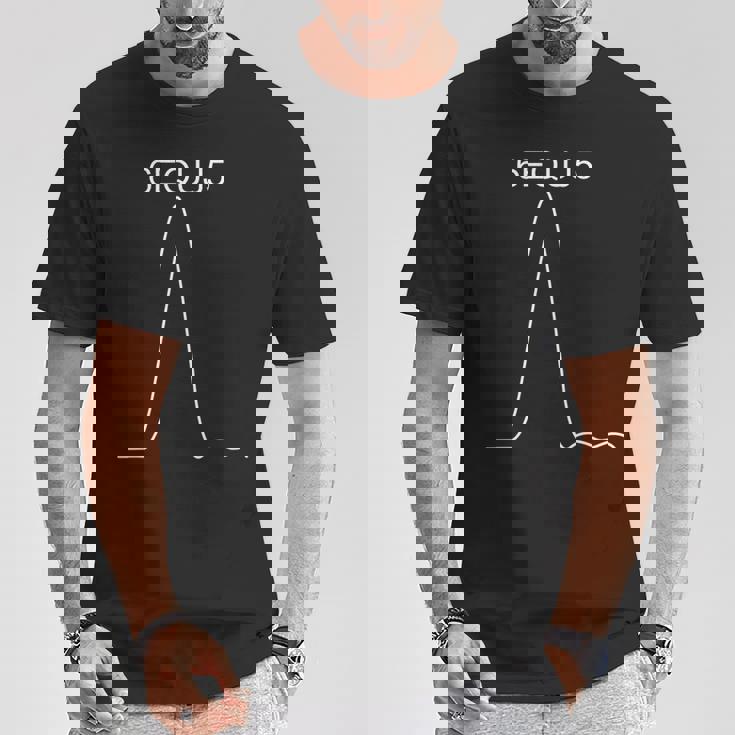 地球外ミステリー ミニマル ワオ シグナル Tシャツ 面白い贈り物