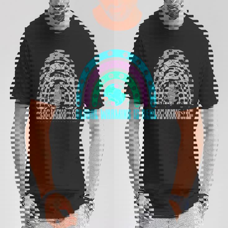 地球温暖化は本当の木の生態系と森の生態系 Tシャツ 面白い贈り物