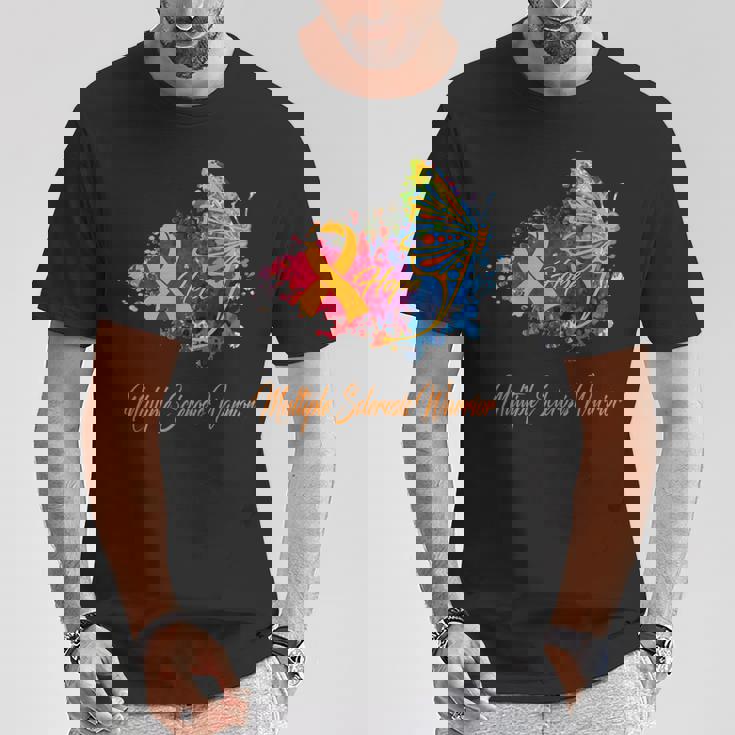 多発性硬化症の認識 Tシャツ 面白い贈り物