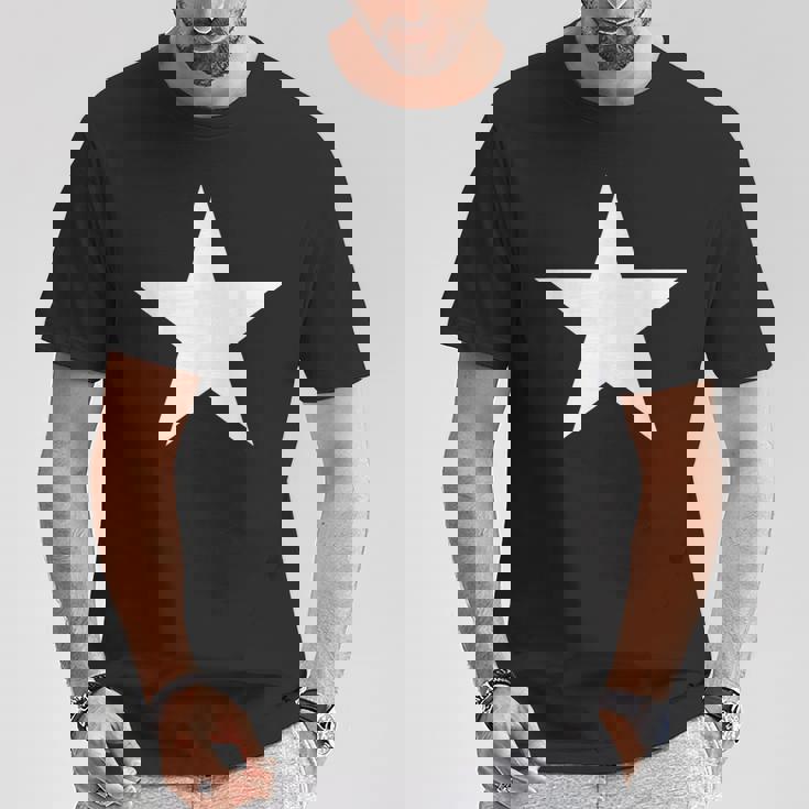 大きな白い星 Tシャツ 面白い贈り物