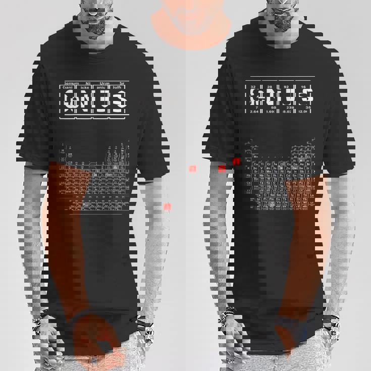 天才周期表tシャツ 天才tシャツ Tシャツ 面白い贈り物