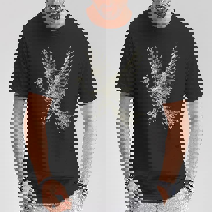 始祖鳥 恐竜 グラフィックアートワーク 始祖鳥 Tシャツ 面白い贈り物