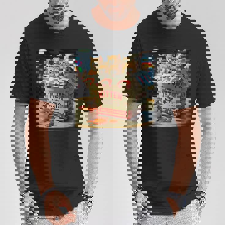 子猫 ナゲッツ 面白い 猫好き しゃれ Tシャツ 面白い贈り物