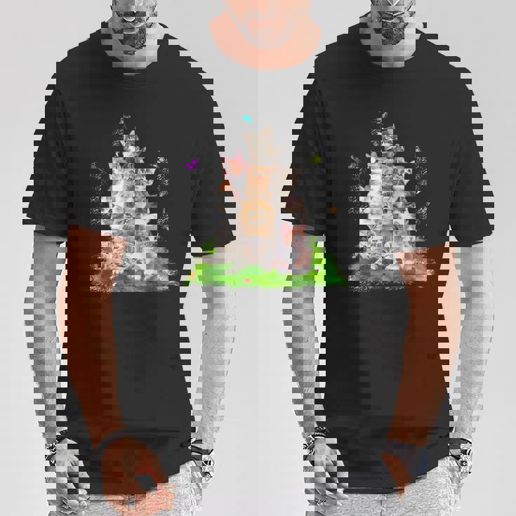 子猫好き 猫好き かわいい猫 レディース かわいい 子猫 男性 女性 Tシャツ 面白い贈り物