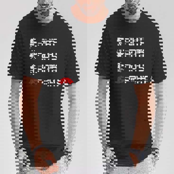 宇宙からのレトロなエイリアンインベーダー 80年代8ビットビデオゲームシャツ Tシャツ 面白い贈り物