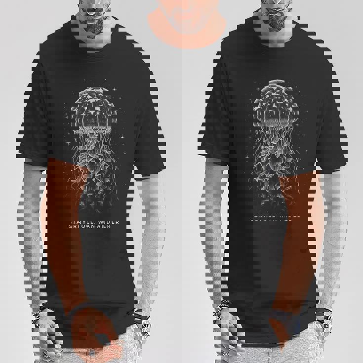 宇宙クラゲ 星空の海の放浪者 クラゲ好き Tシャツ 面白い贈り物