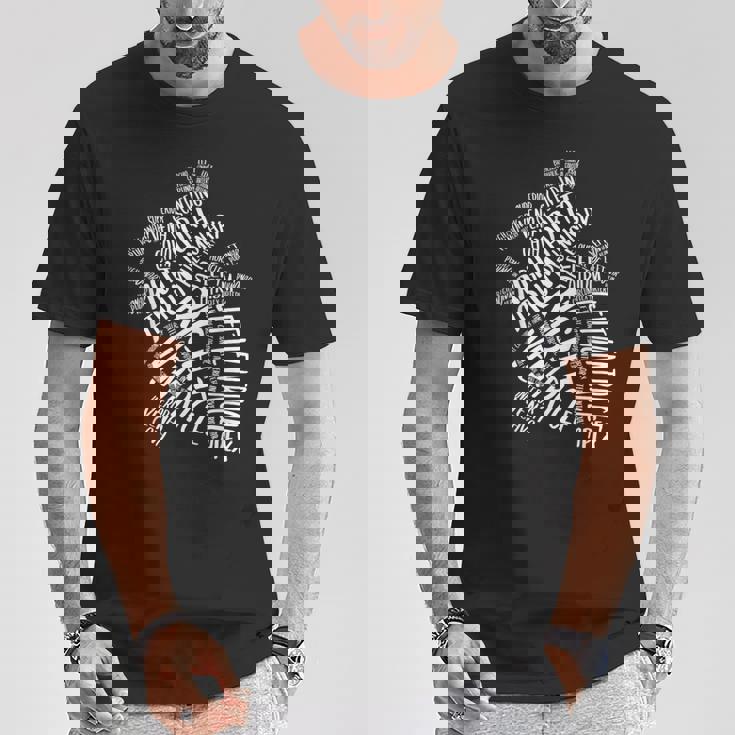 完璧な人体解剖学-心臓のデザインの一部 Tシャツ 面白い贈り物