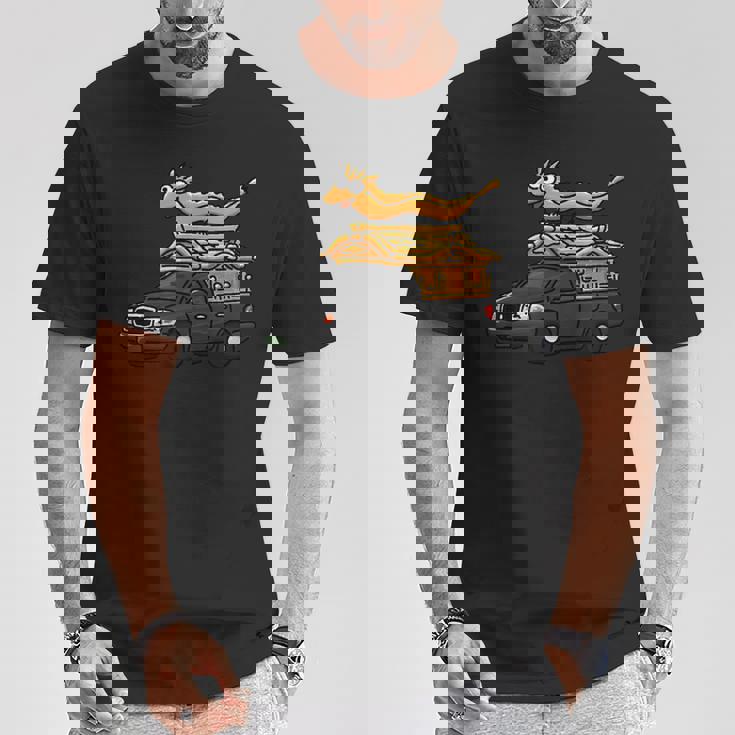 宮型霊柩車 Tシャツ 面白い贈り物