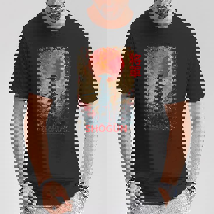 将軍 侍戦士 Tシャツ 面白い贈り物