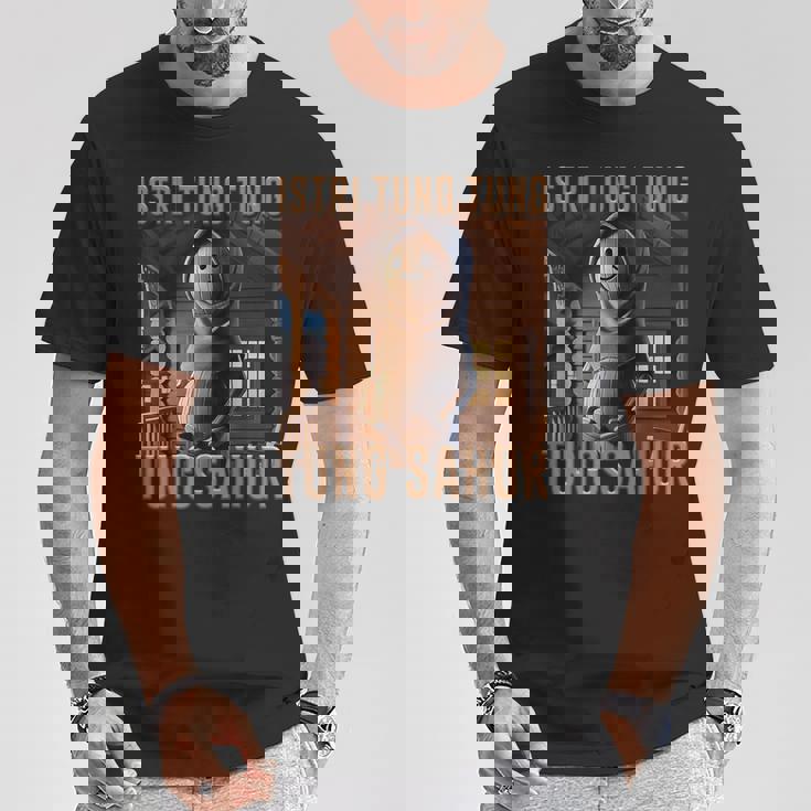 少年 インターネット ミーム 陽気な Ai モンスター イストリ・トゥング トゥン サフール Tシャツ 面白い贈り物