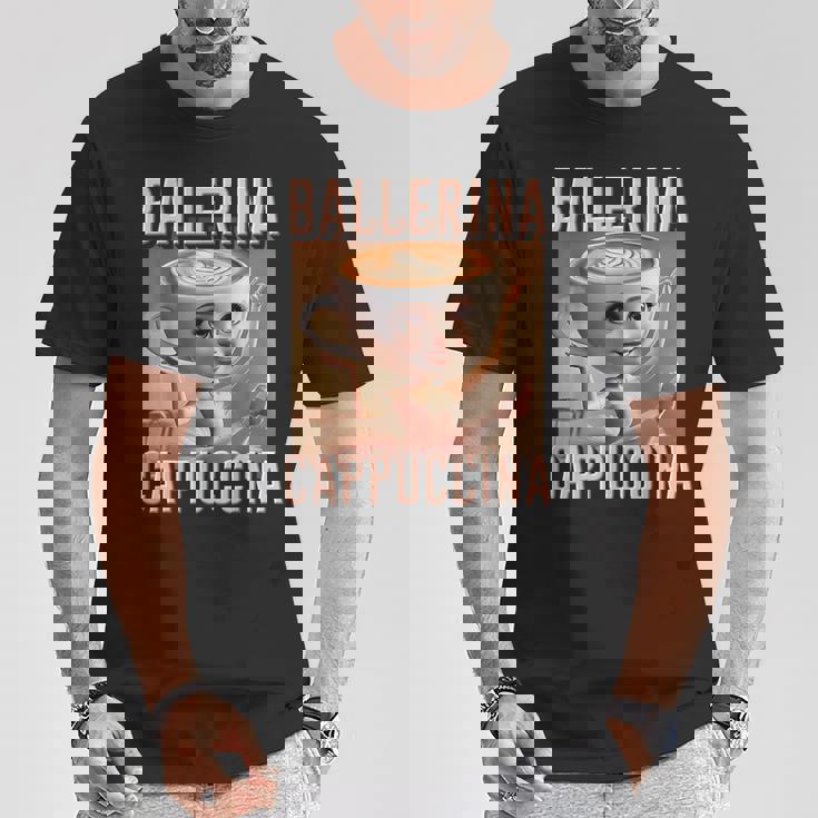 少年 インターネット ミーム 陽気な Ai モンスター バレリーナ カプチーナ Tシャツ 面白い贈り物