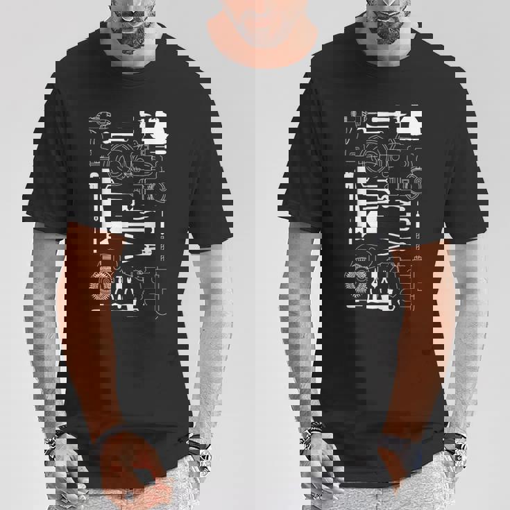 工具 工作機械 ドライバー Tシャツ 面白い贈り物