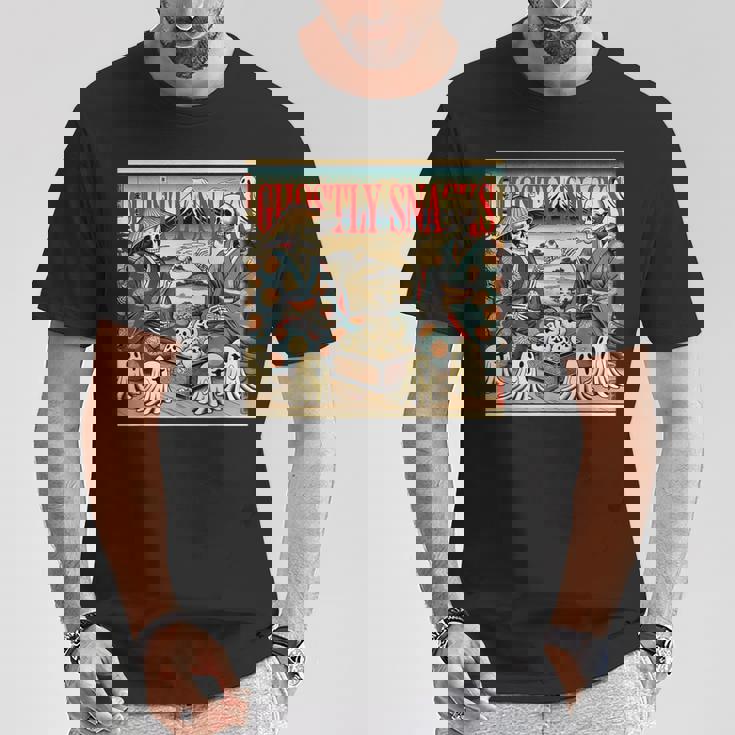 幽霊おやつ Tシャツ 面白い贈り物