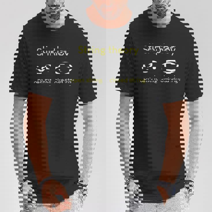 弦理論、物理学の原理概念 Tシャツ 面白い贈り物
