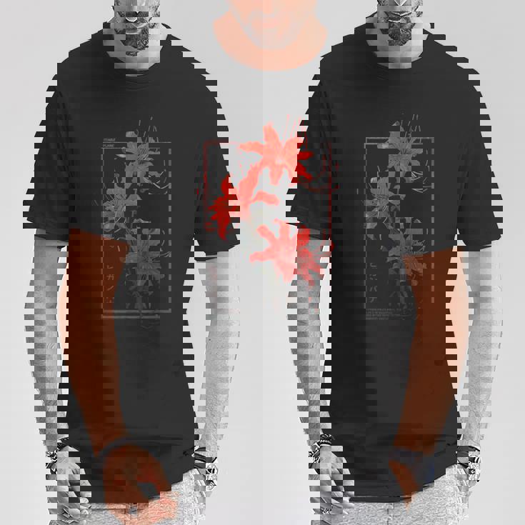 彼岸花 または 曼珠沙華 グランジ 日本の アニメ 美学 Tシャツ 面白い贈り物