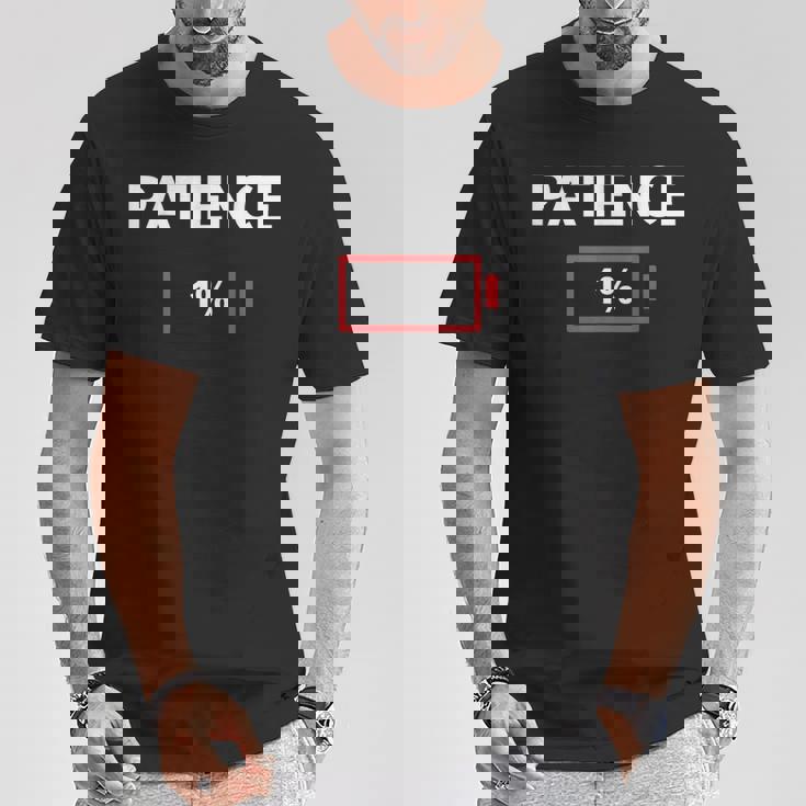 忍耐 1 Tシャツ 面白い贈り物