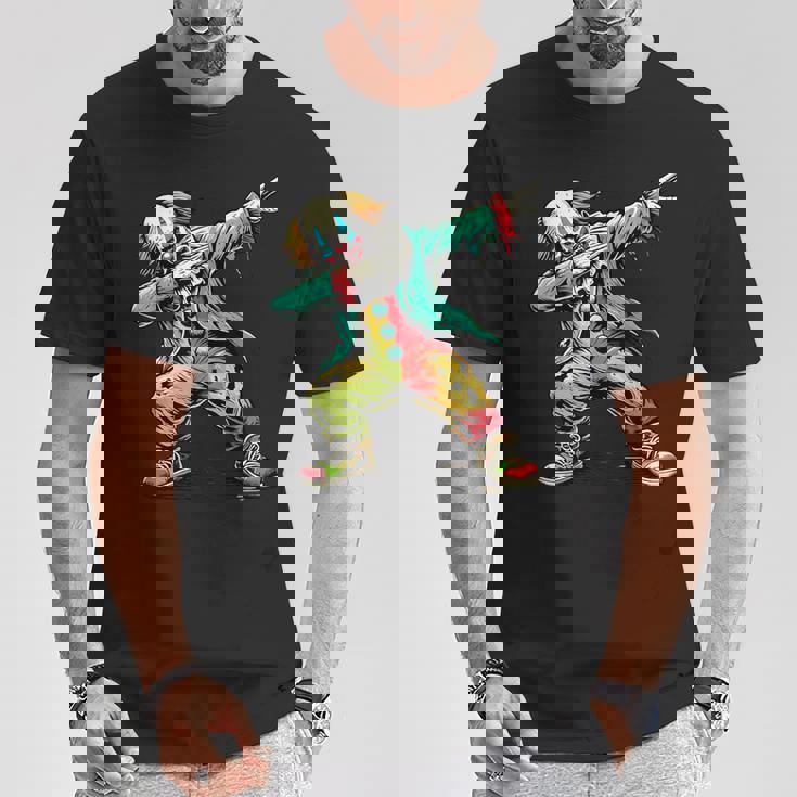 怖いダビングデザインホラーサーカスピエロ Tシャツ 面白い贈り物