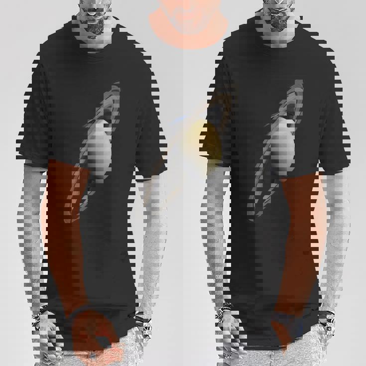 惑星 土星 太陽系 惑星 天文学 科学 Tシャツ 面白い贈り物