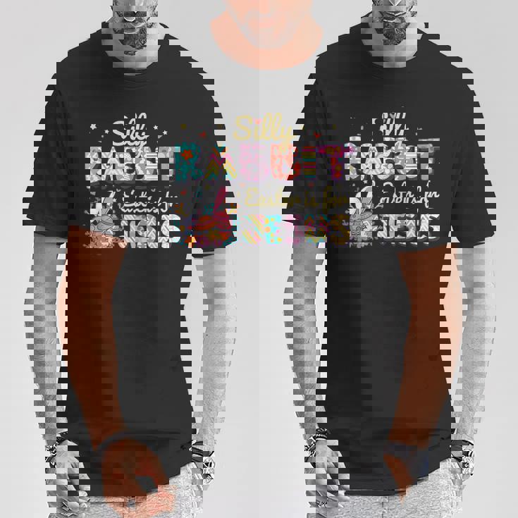 愚かなウサギ イースターはイエスのためです イースターバニー かわいいクリスチャン Tシャツ 面白い贈り物