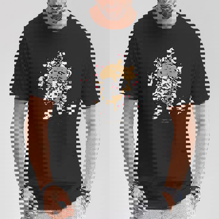 愛しすぎて大好きすぎる。にゃんこいっぱい Tシャツ 面白い贈り物