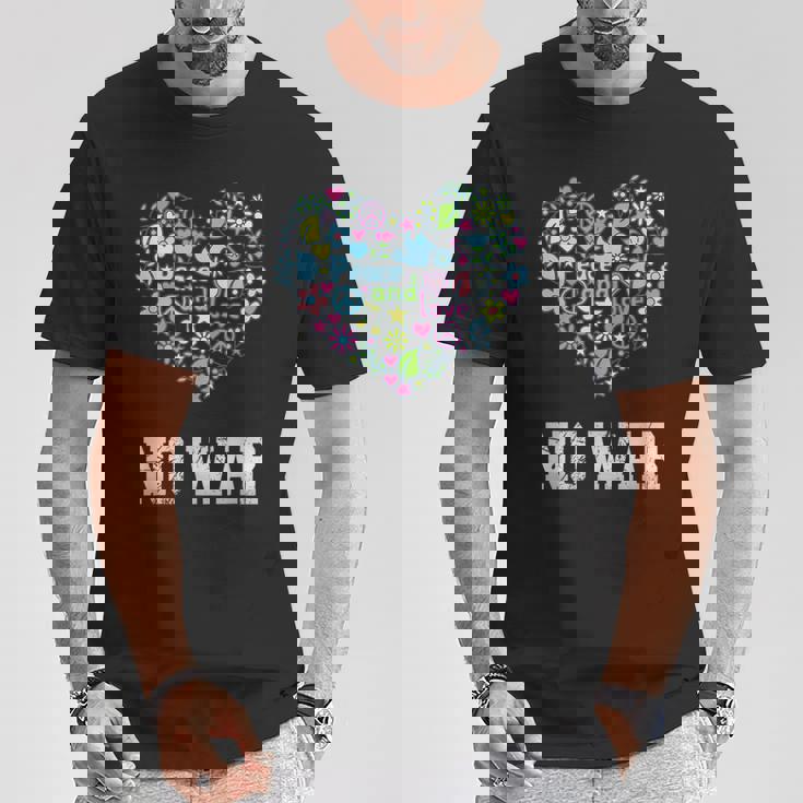 戦争なし、平和、反戦、戦争なし Tシャツ 面白い贈り物