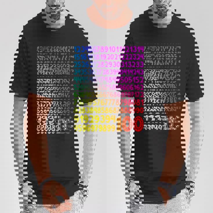 数字の日 100 数字の日 キッズコスチューム 算数の日 女の子 男の子 Tシャツ 面白い贈り物