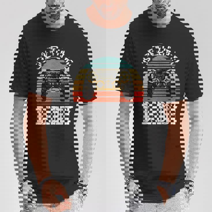 新米パパ 父の日 パパにレベルアップ Tシャツ 面白い贈り物