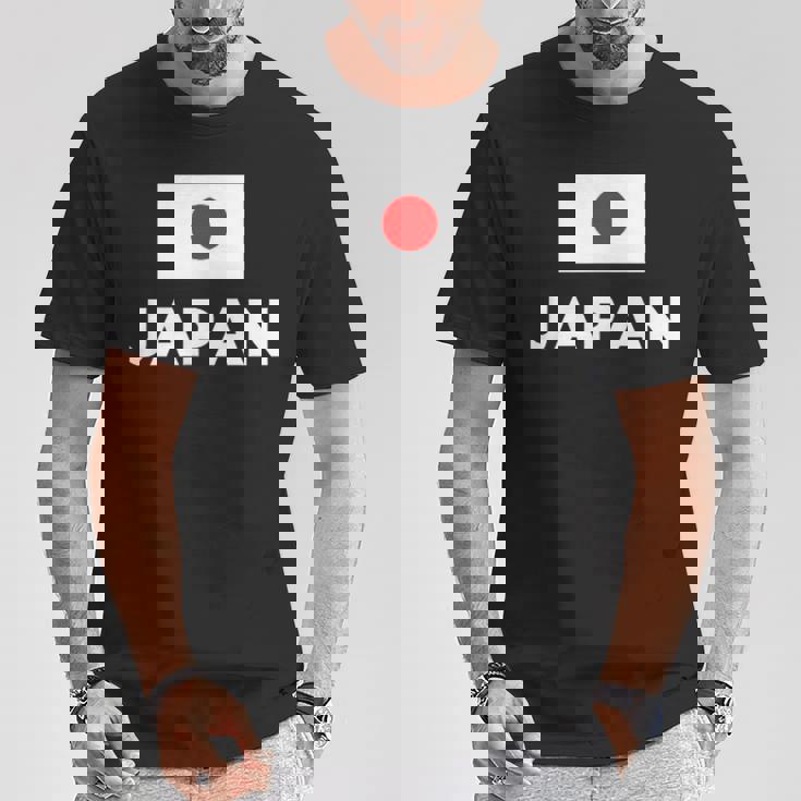 日の丸国旗 Japanワンポイント Tシャツ 面白い贈り物