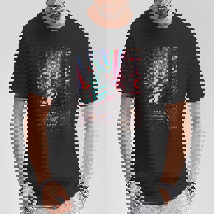 日本のサイバーパンク ヴェイパーウェーブ アニメ 美学 Tシャツ 面白い贈り物