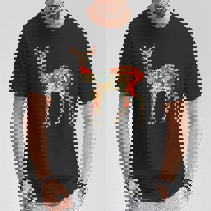 日本の折り紙 奈良鹿日本ファン向け 奈良鹿 Tシャツ 面白い贈り物