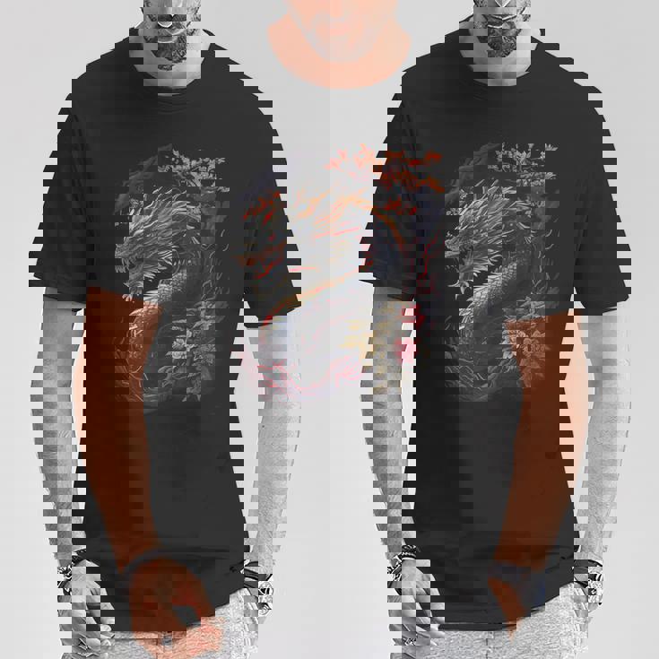 日本の東京ドラゴングラフィックtシャツ メンズ レディース ボーイズ ガールズ Tシャツ 面白い贈り物