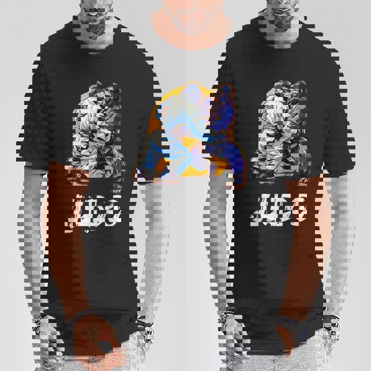 日本の柔道 ゴリラ柔道家 Tシャツ 面白い贈り物