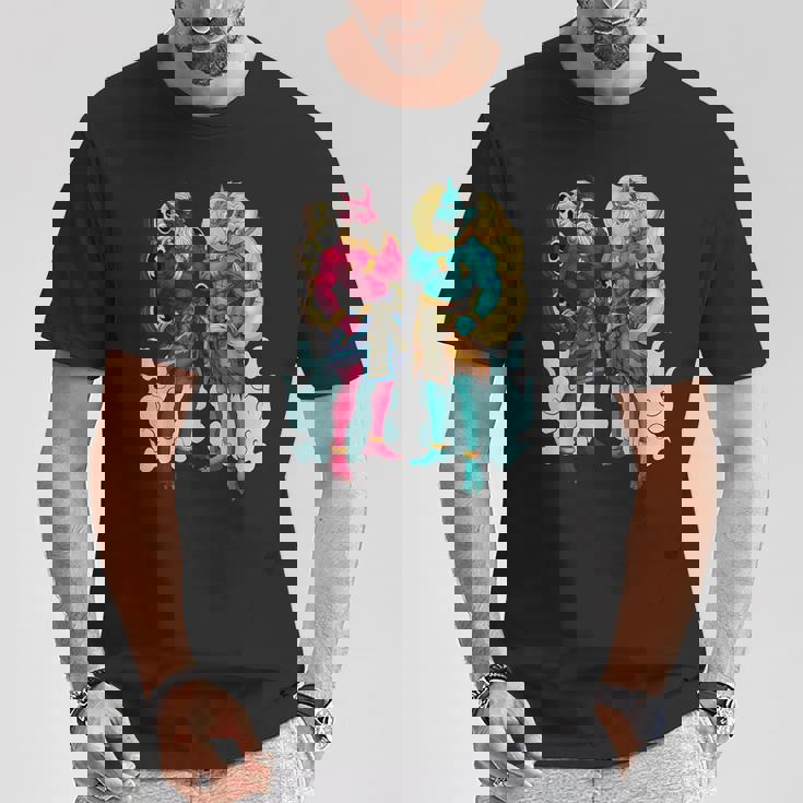 日本の神々 風神と雷神 Tシャツ 面白い贈り物