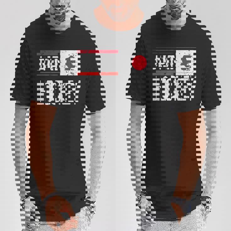 日本アイスホッケーチームフラッグスポーツ選手ファン Tシャツ 面白い贈り物