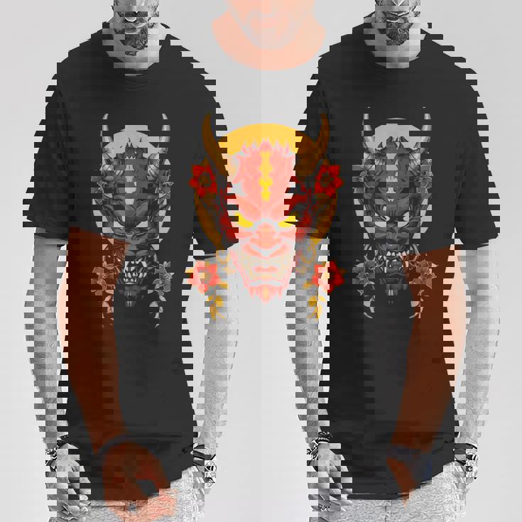 日本伝統マスク 歌舞伎 仮面 サムライマスク 東京 Tシャツ 面白い贈り物