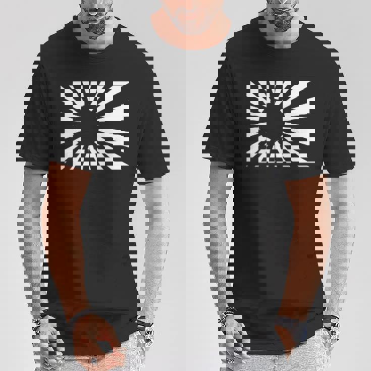 日本国旗の海軍旗 Tシャツ 面白い贈り物