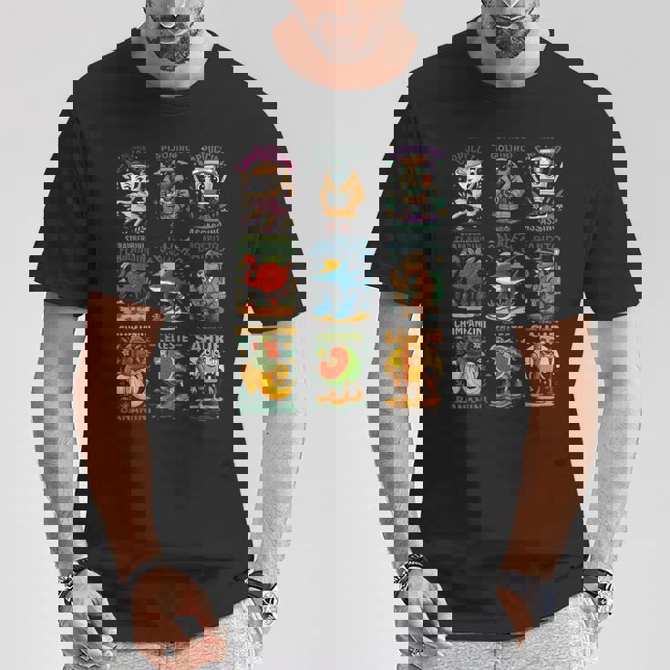 最も愛されているイタリアンブレインロットキャラクターキッズミームボーイトレンディ。 Tシャツ 面白い贈り物